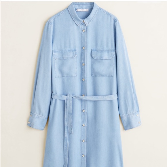 Mango summer Denim style soft dress - Picture 2 of 9